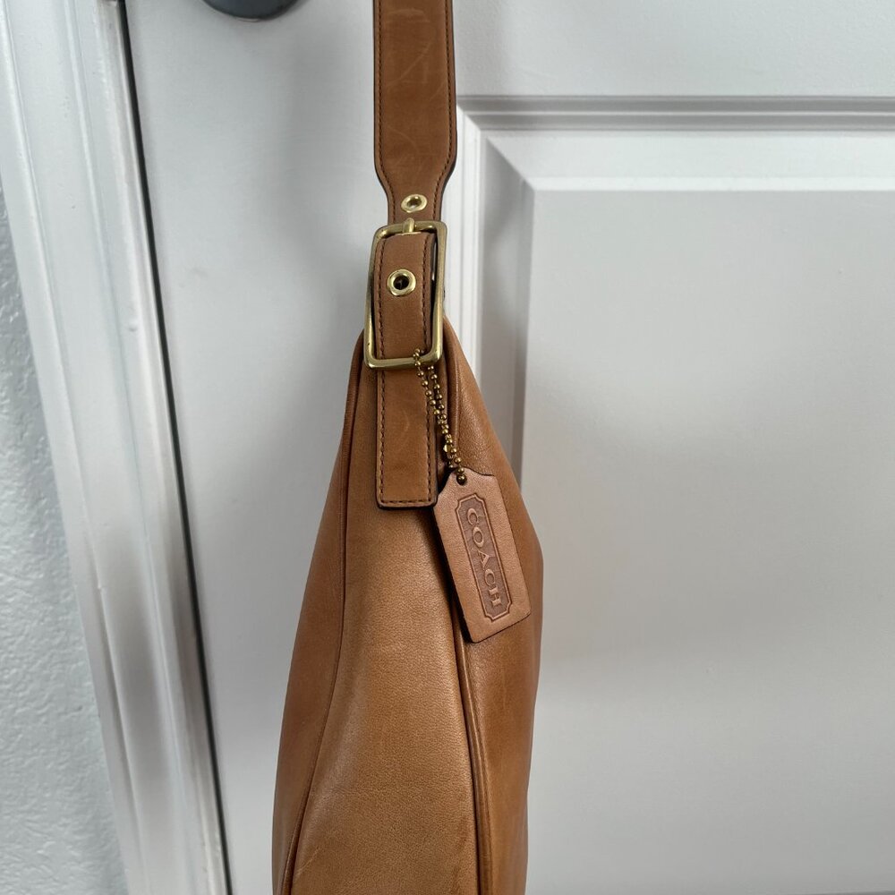 VINTAGE COACH~ Tan/Brown 9342 Legacy West Small Zoe Hobo Bag - Picture 5 of 10